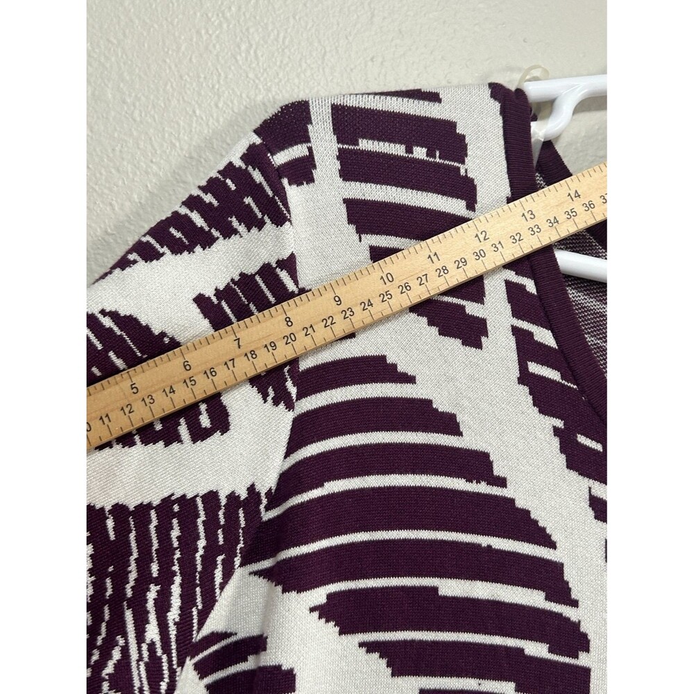 Ashley Stewart‎ Womens Short Sleeve Sweater Dress 22/24W Purple NWT - Picture 6 of 8